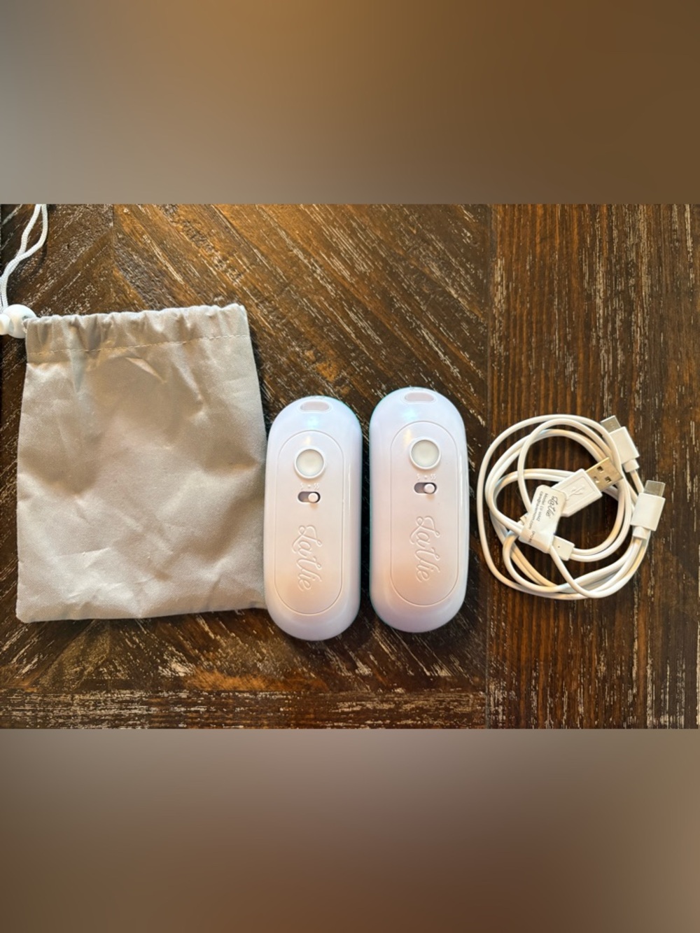 LaVie Warming Lactation Massagers (Set of 2) + Charger & Bag – NEW - Picture 6 of 12